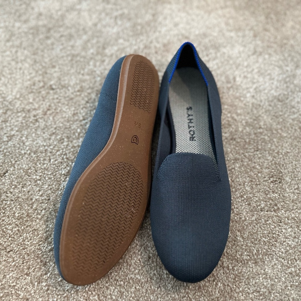 Rothy’s navy slides - only worn once
